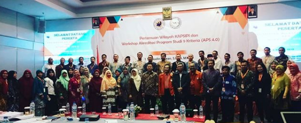 Pertemuan Wilayah Kapsipi dan Workshop Akreditasi Program Studi 4.0.