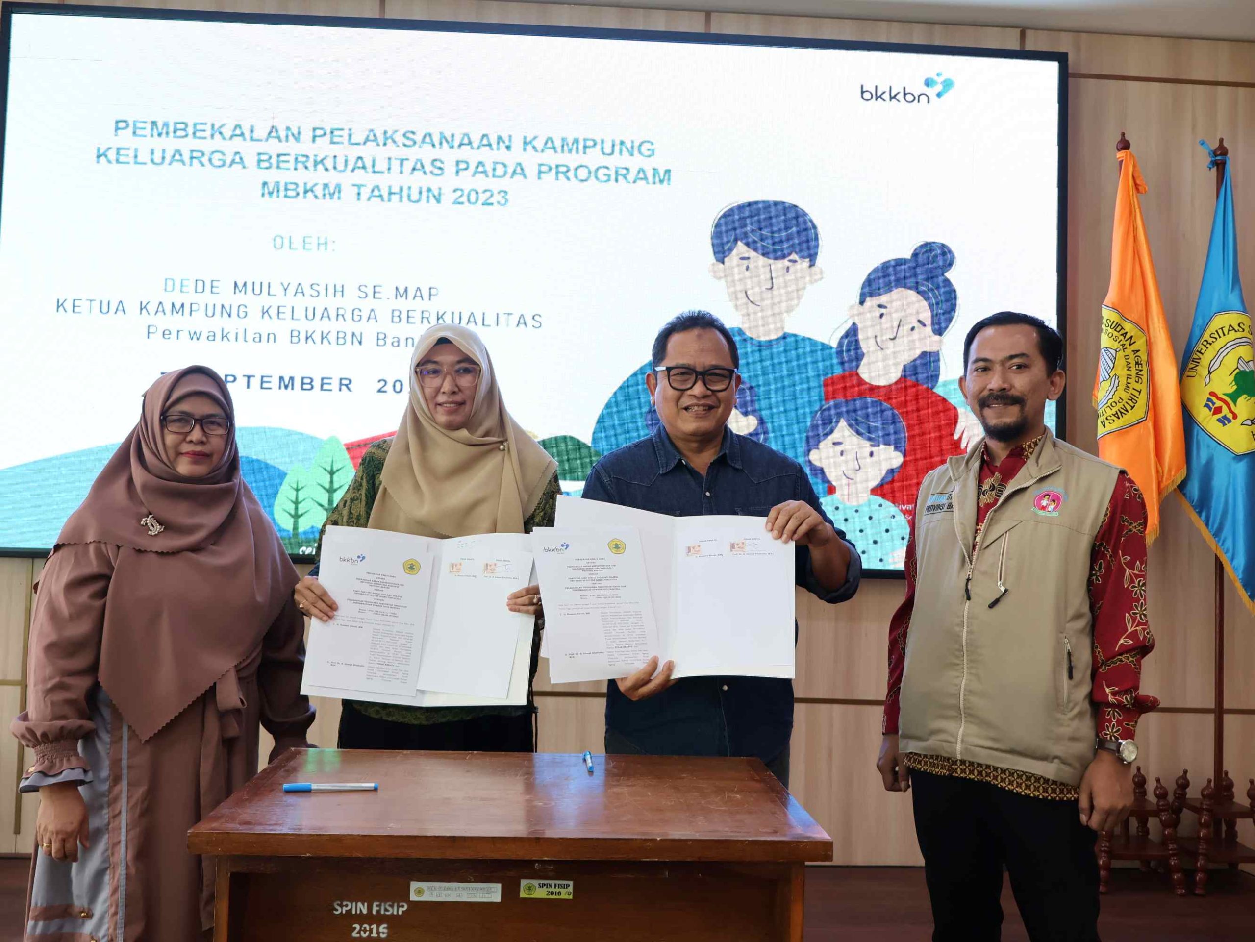 Pembekalan Program MBKM Kerja Sama antara Perwakilan BKKBN Provinsi Banten dan Ilmu Pemerintahan FISIP Untirta